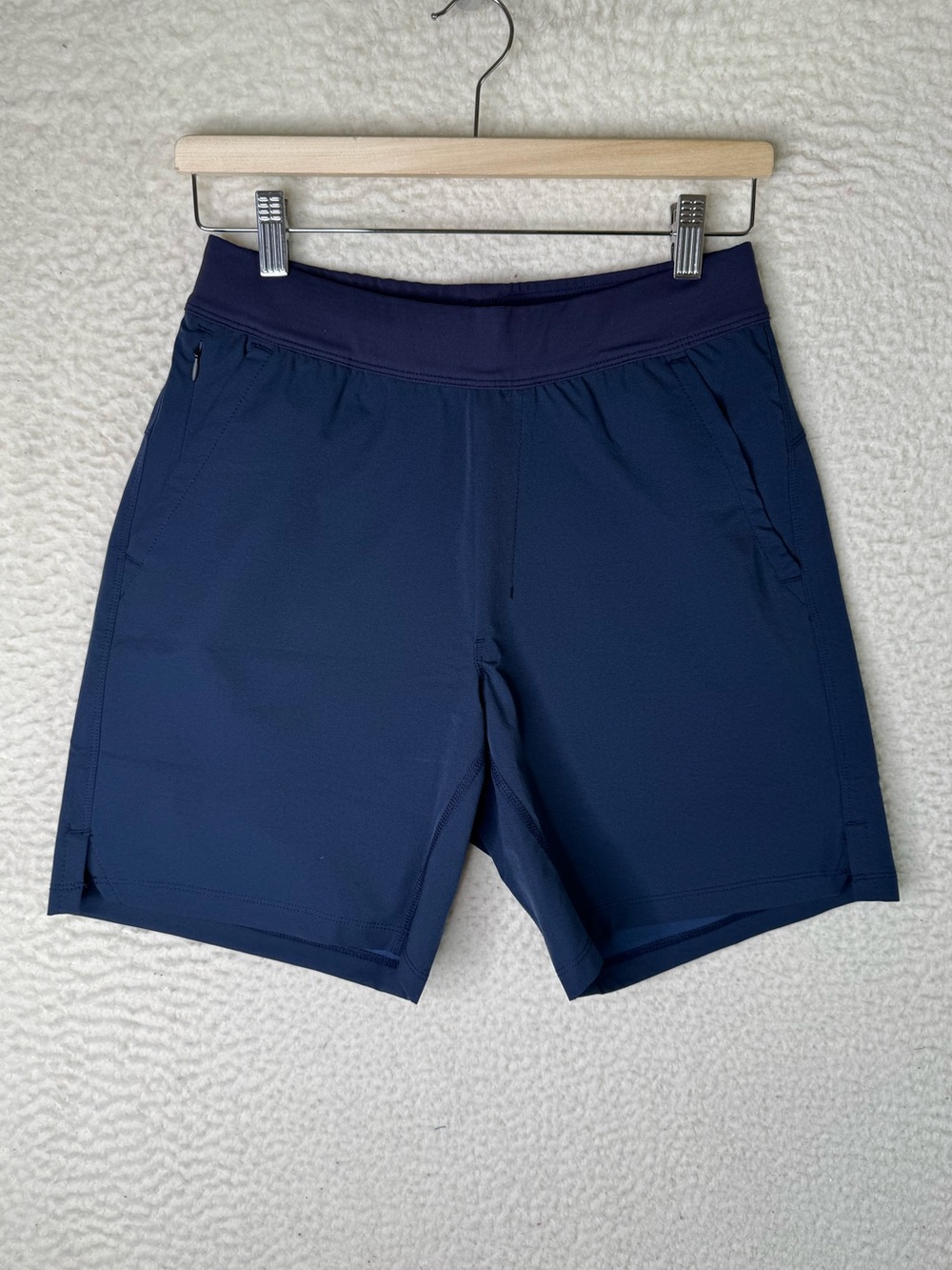 Public Rec Flex Short 7 1/2" Athletic Shorts Size 28 Navy Unlined Hybrid